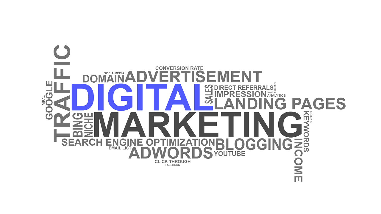 Digitaalinen markkinointi kattaa useita eri osa-alueita